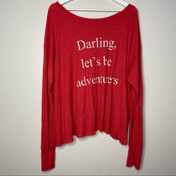 Wildfox Darling Let’s Be Adventurers Knit Top - Picture 2 of 6